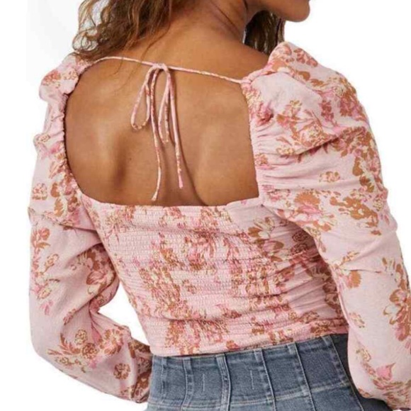 Free people floral print Top - Picture 1 of 9